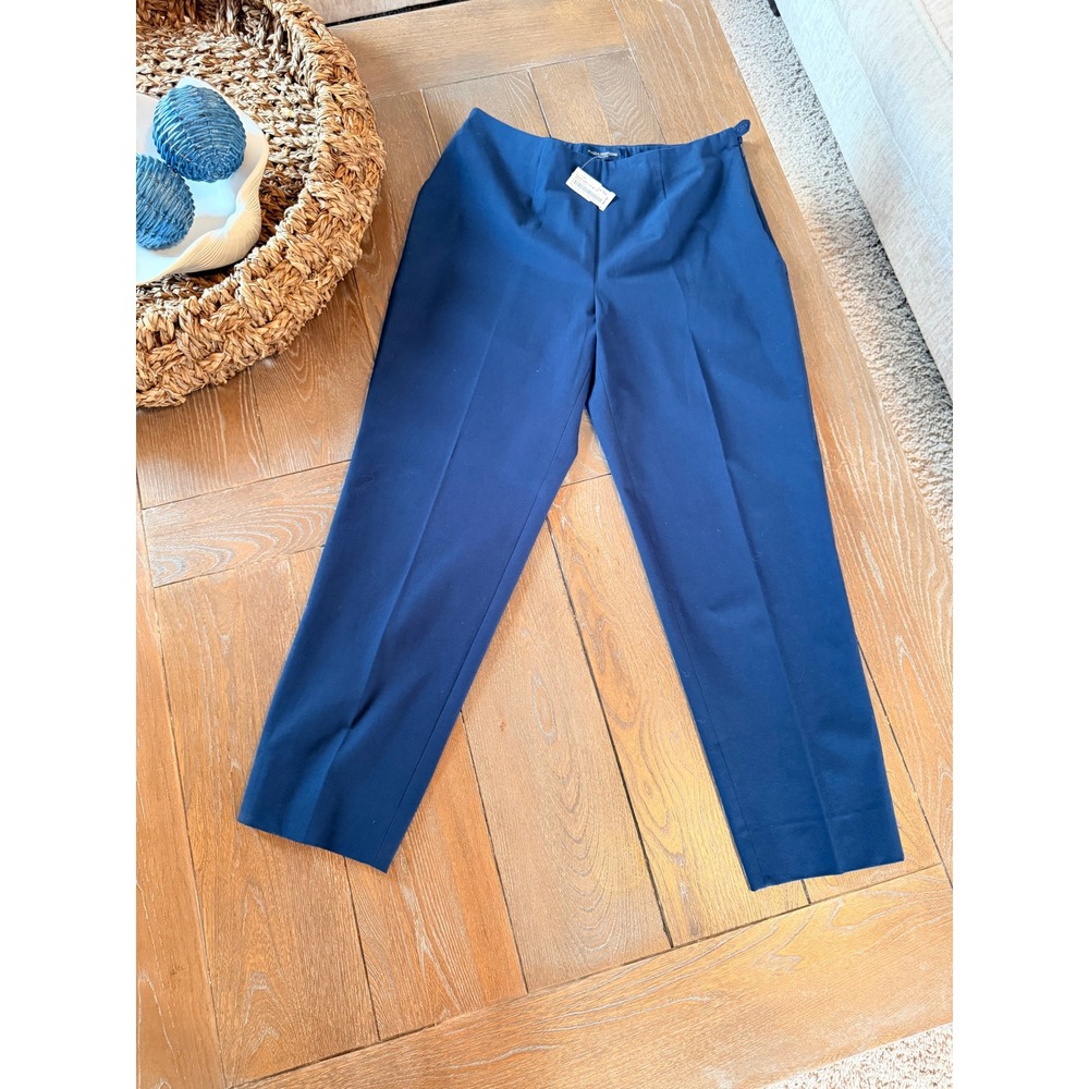 Piazza Sempione Capri‎ Trousers Womens Navy Blue Size 10